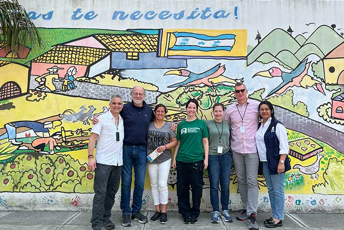 Covenant House CEO Bill Bedrossian in Latin America with colleagues