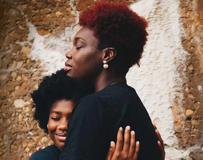youth hugging | Donate Now - Covenant House
