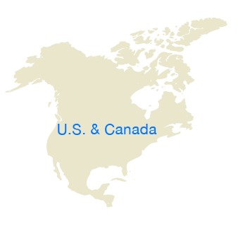 U.S. & Canada Map