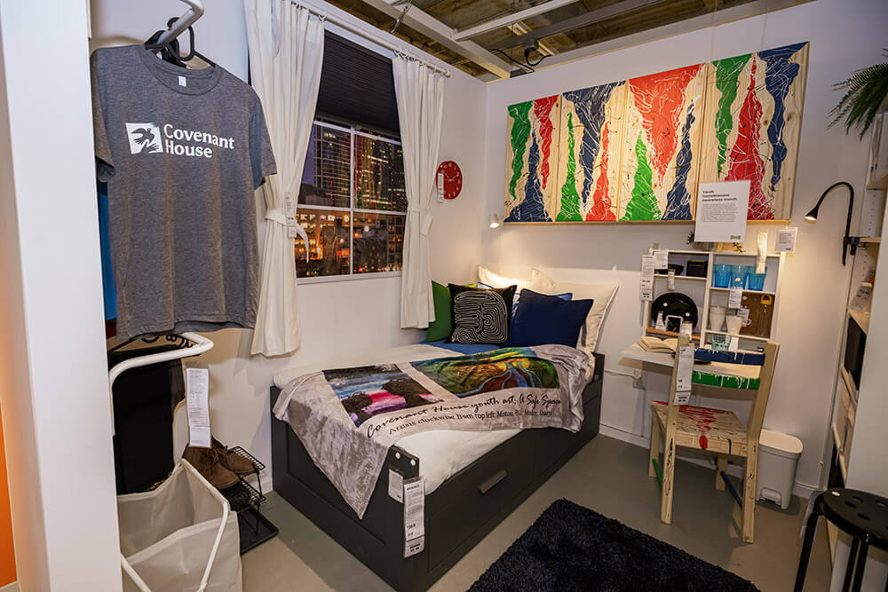 IKEA Brooklyn supports helping homeless youth with Covenant House