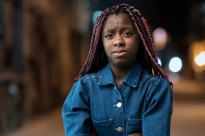 young homeless black girl on the street | Covenant House - Donate Now