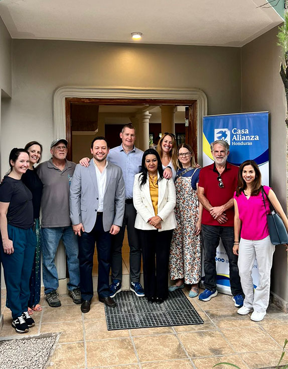 Covenant House Honduras Staff and CEO Bill Bedrossian