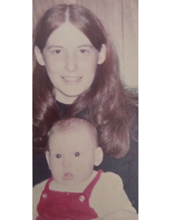 Bill Bedrossian with his mom