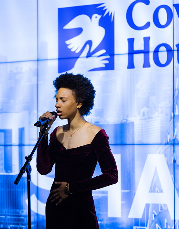 Covenant House mental health republic records music performance by homeless youth