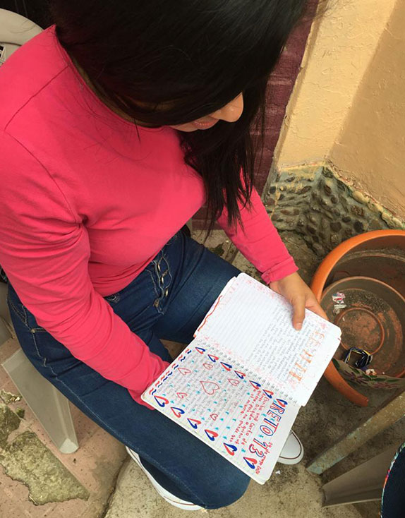 homeless youth cristina at Covenant House Honduras