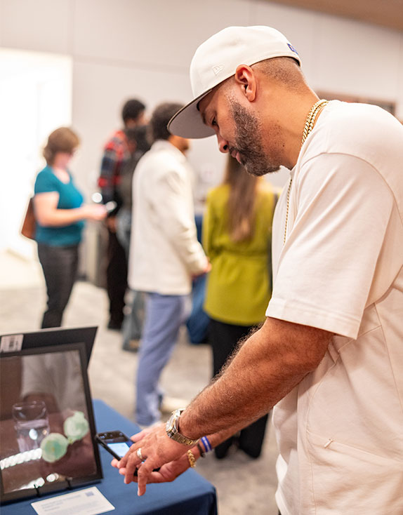 The Kid Mero at Covenant House New York youth art show