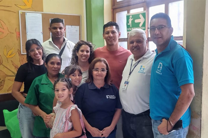 Covenant House Honduras staff and homeless youth