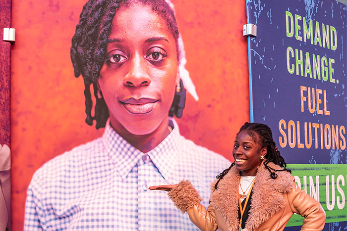 Leora at Covenant House NYC rally