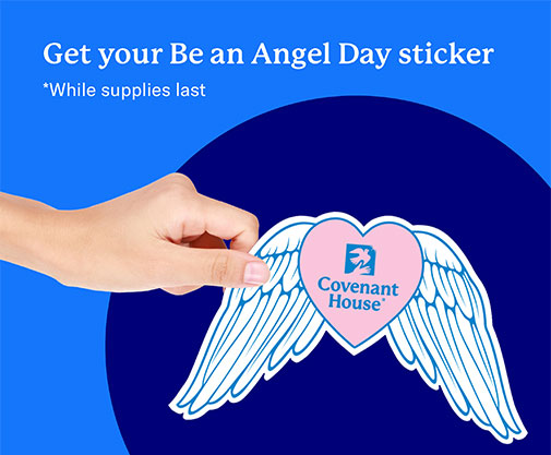 Covenant House Be an Angel Day Sticker