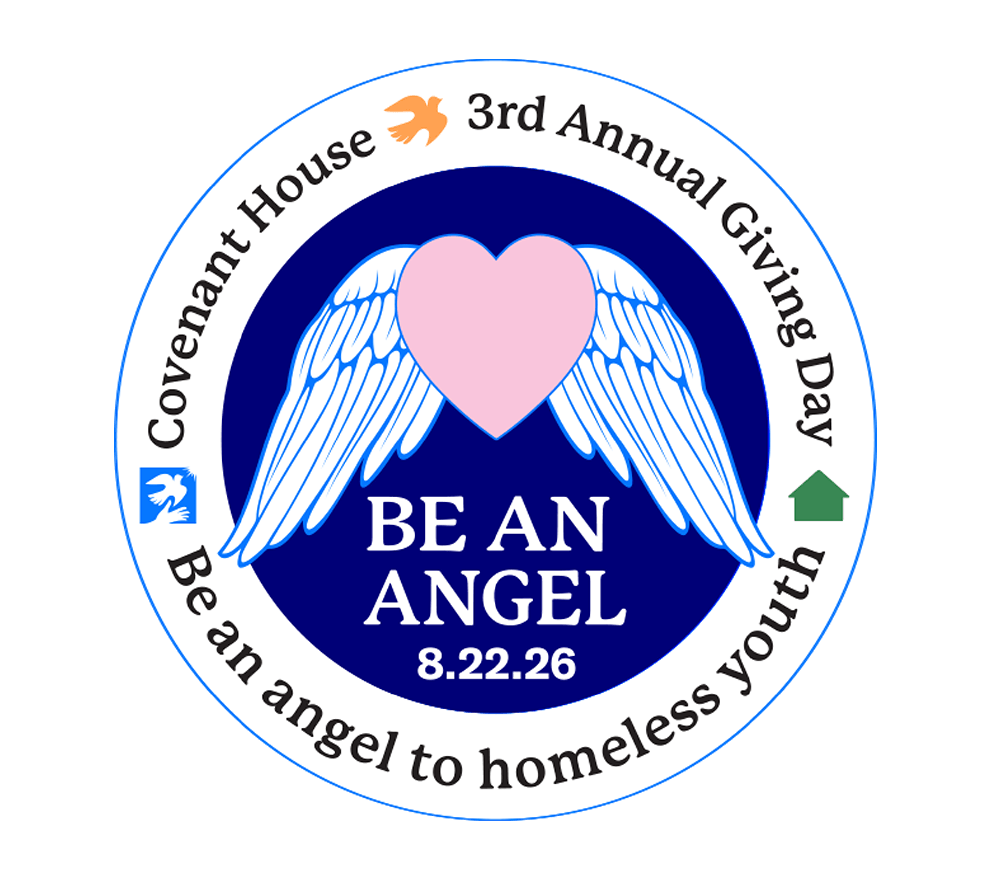 Covenant House Be An Angel Day Badge