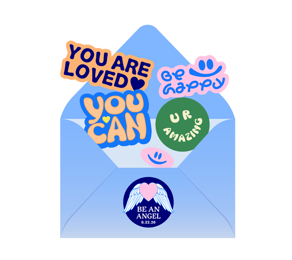 envelope with positive messages