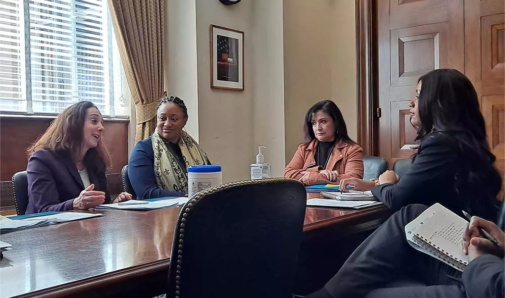 Covenant House executive and national directors meeting during Cov Hill Day