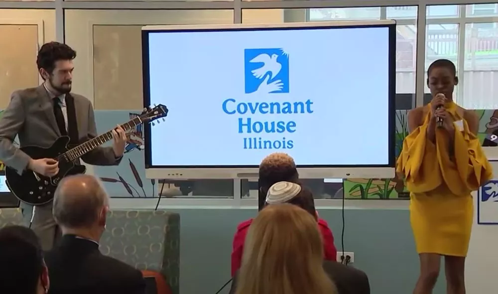 Covenant House Illinois ribbon-cutting celebration