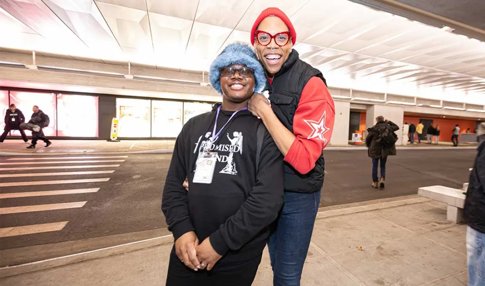 Covenant House New York former homeless friends Mark and Marcelle 