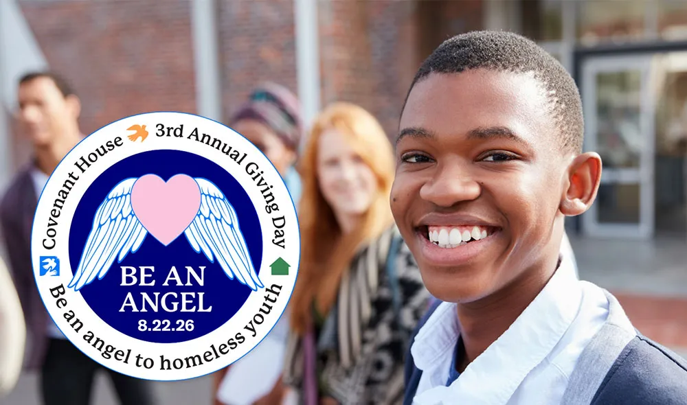 Covenant House Be An Angel Day | smiling previously homeless young people