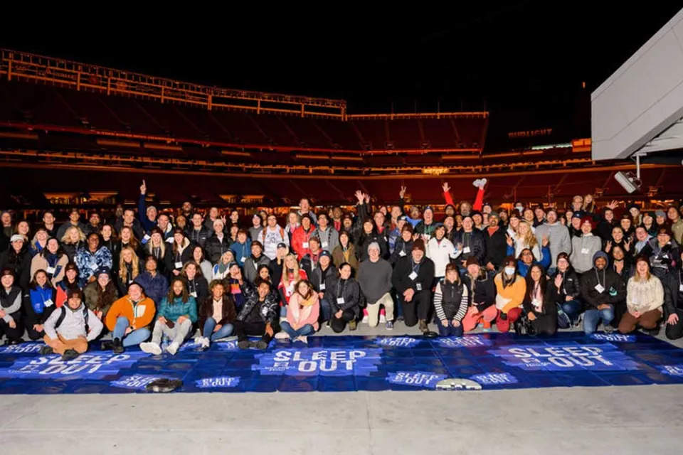 Covenant House Sleep Out Volunteer group photo