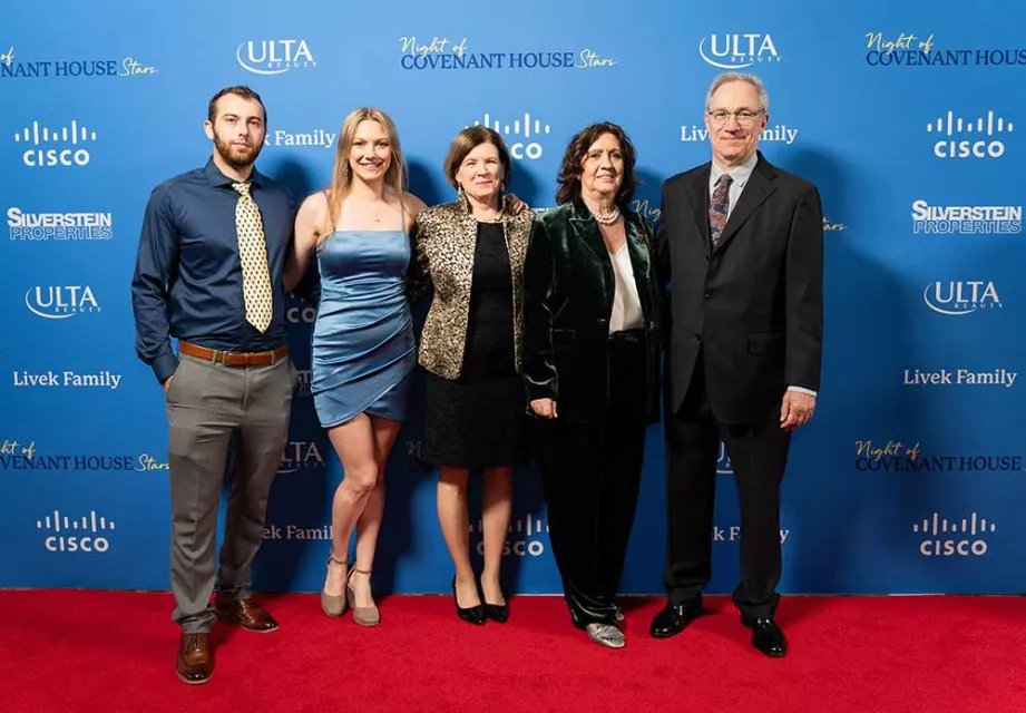 Night of Covenant House Stars 2024 attendees on the Red Carpet 