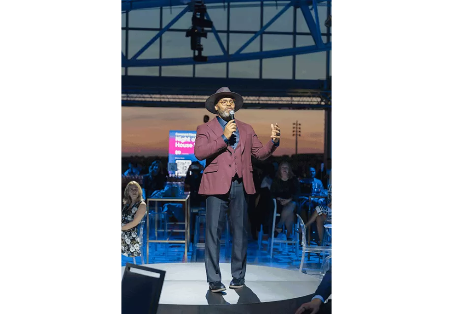Night of Covenant House Stars 2024 speaker at gala show