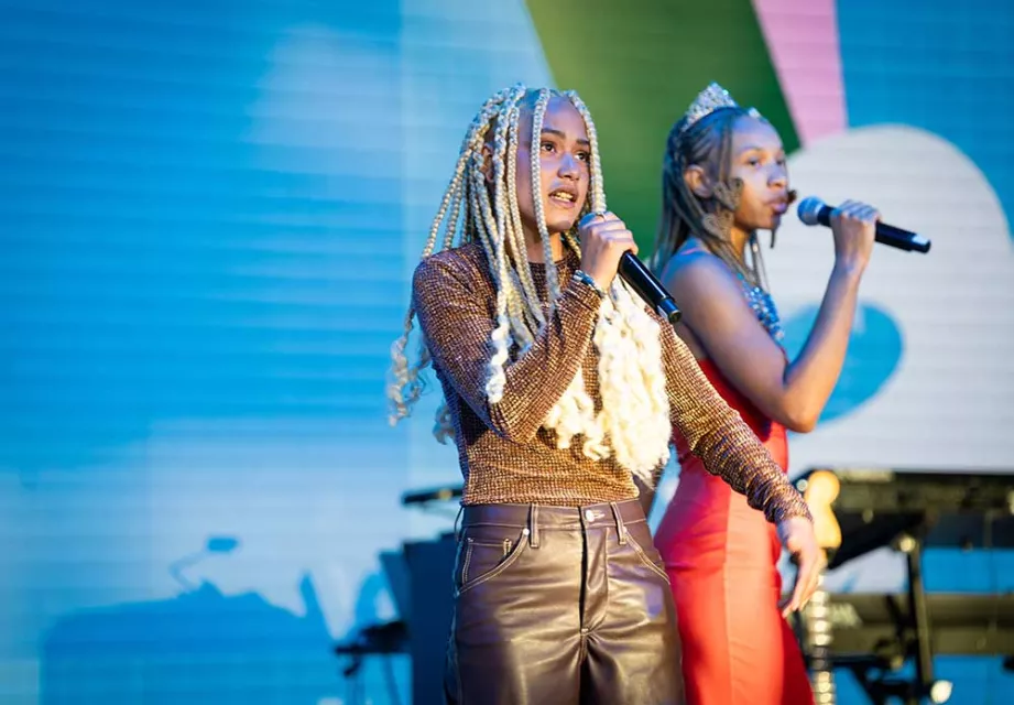 performers at Night of Covenant House Stars 2024 gala at Javits Center