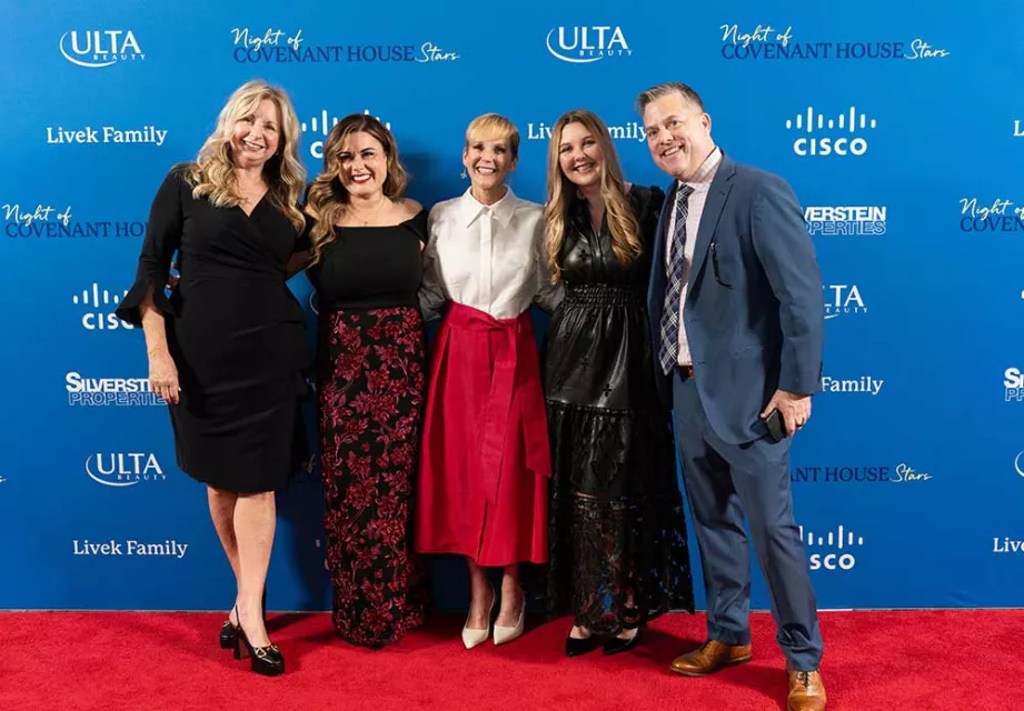 Night of Covenant House Stars 2024 attendees on the Red Carpet 