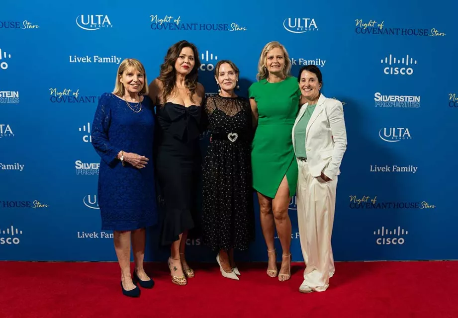 Night of Covenant House Stars 2024 attendees on the Red Carpet 