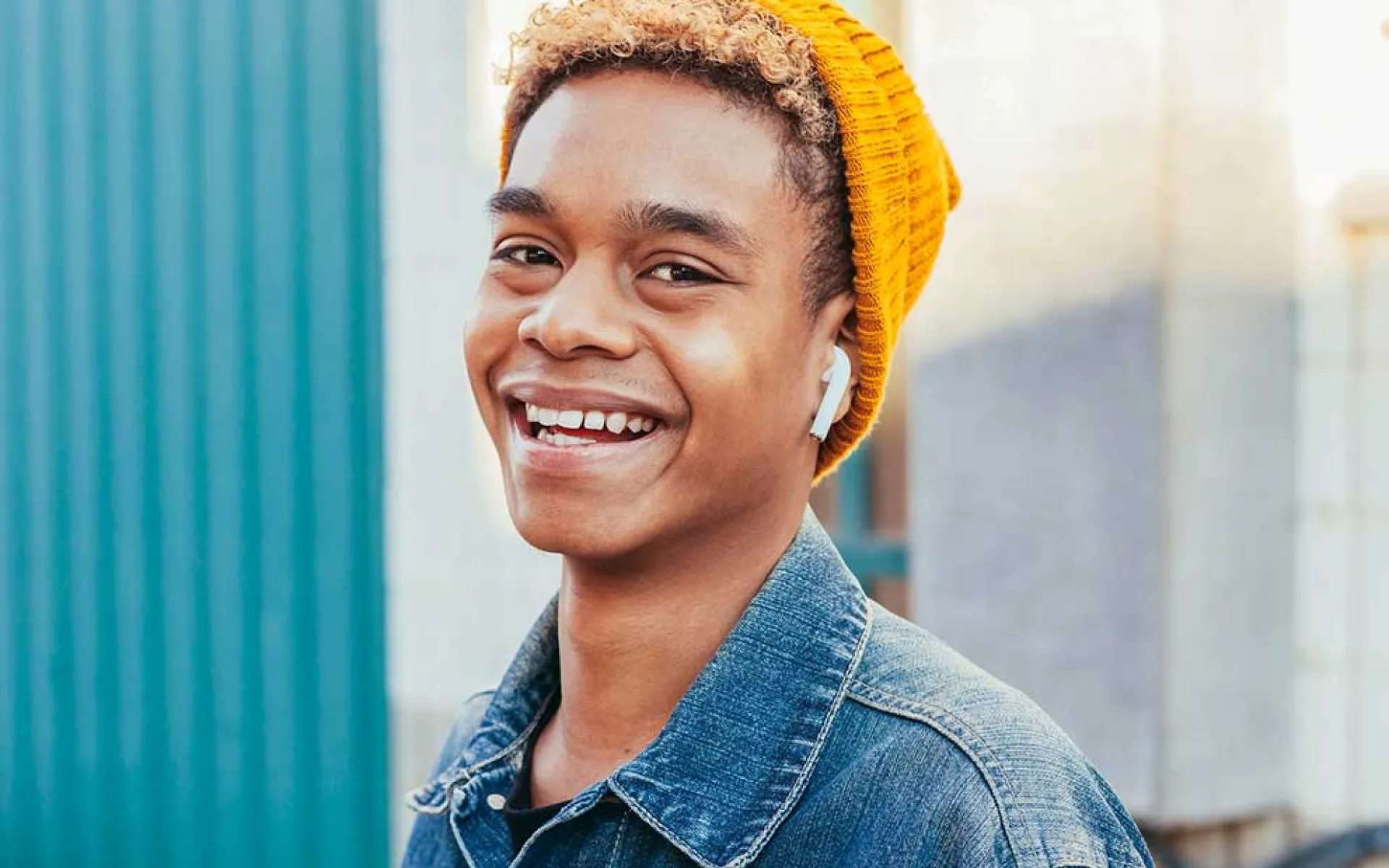 joyful former homeless young teen | Covenant House