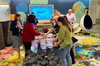 Kit packing at Covenant House