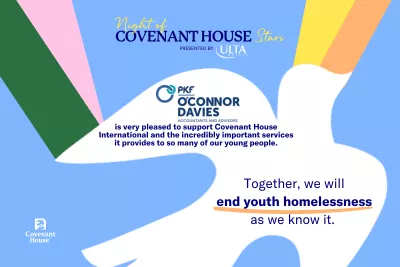 PKF O'Connor Davies supports Covenant House