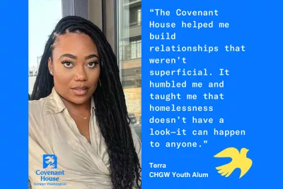 Covenant House Greater Washington homeless youth Terra