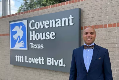 Covenant House Texas' new chief executive officer, Anthony Flynn