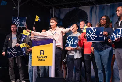 Covenant House Youth Homelessness Awareness Month Times Square Rally