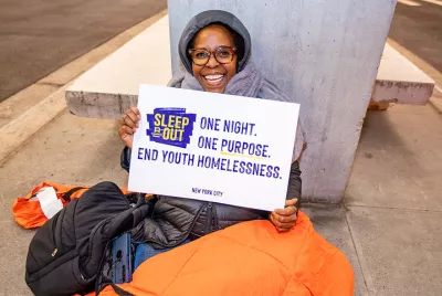 Covenant House NYC Sleep Out Volunteer 