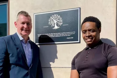 Covenant House homeless youth with CEO Bill Bedrossian