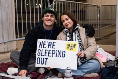 Sleep Out volunteers | Covenant House