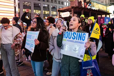 Covenant House Youth Homelessness Awareness Month Rally at NYC Times Square