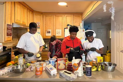 Covenant House youth cooking holiday meals