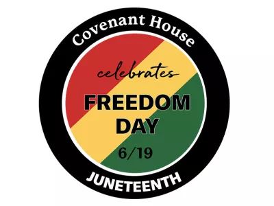 Covenant House Badge Celebrating Juneteenth