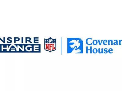 Covenant House and NFL logos