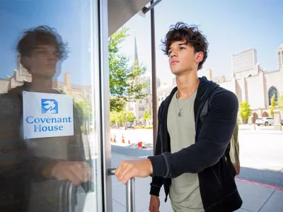 youth entering Covenant House shelter for homeless youth