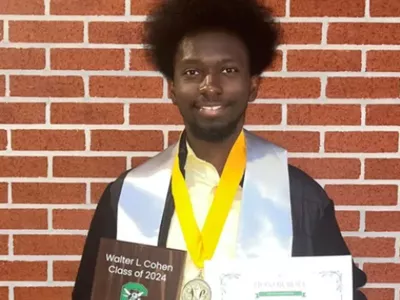 Covenant House high school graduate and former homeless teen Elijah