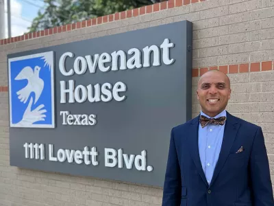 Covenant House Texas' new chief executive officer, Anthony Flynn