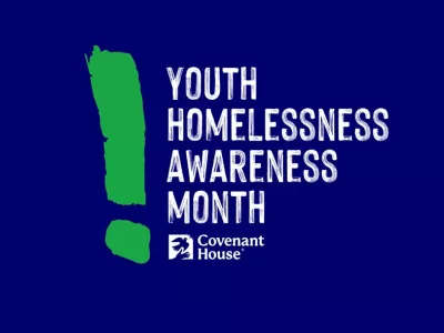 Youth Homelessness Awareness Month graphic | Covenant House