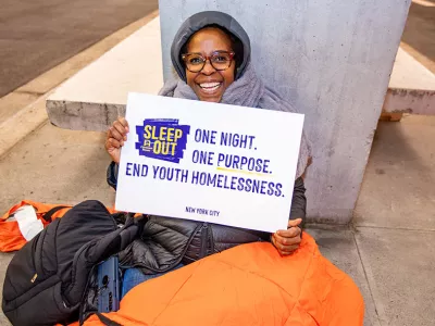 Covenant House NYC Sleep Out Volunteer 