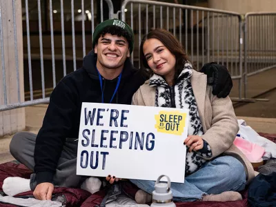 Sleep Out volunteers | Covenant House
