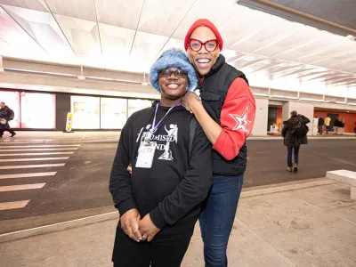 Covenant House New York former homeless friends Mark and Marcelle 
