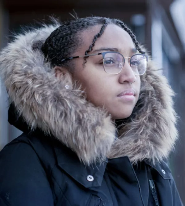 homeless girl alone during the winter | Covenant House - Donate to make 5X the Impact on homeless kids during the holidays.