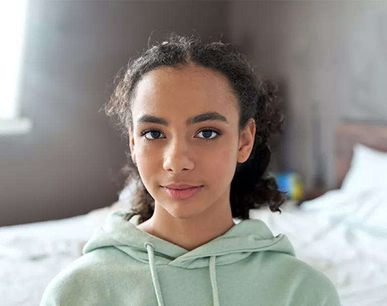 Former homeless girl at Covenant House