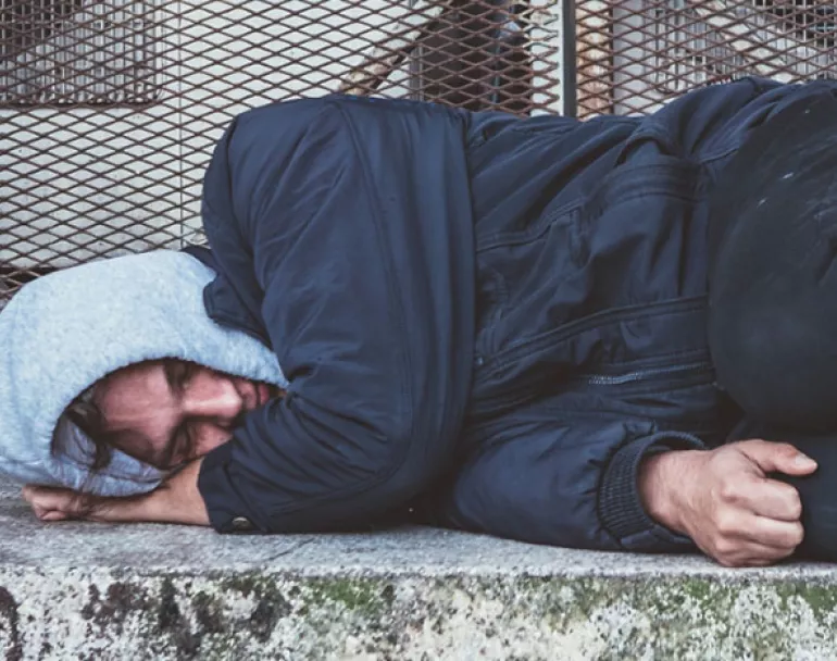 Covenant House youth sleeping on street