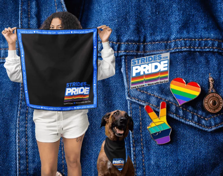 Strides for Pride Swag at Covenant House