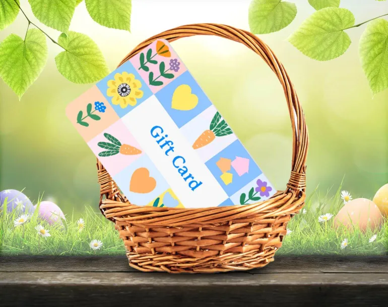 Easter Basket with Covenant House Gift Card | Donate today to support homeless kids